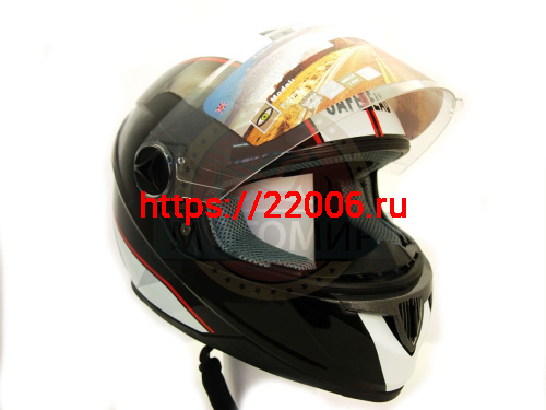 Шлем интеграл "Safelead" HF-122 черный Q162, размер XL фото 2