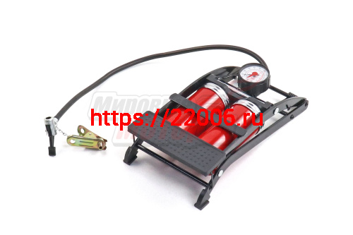 Насос ножной 55х100мм двухцил. выс.давл. (импорт) KAYOBA