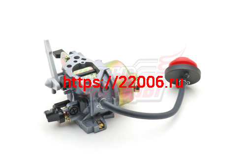 Карбюратор с подкачкой 192F в сборе с бензокраном