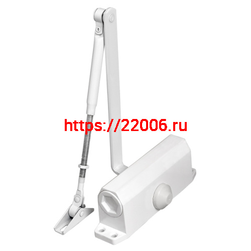 Доводчик Punto (Пунто) дверной SDC2040 WH 55-80 кг (белый) Доводчик Punto (Пунто) дверной SDC2040 WH 55-80 кг (белый)