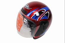 Шлем CONCORD XZH03 красный "L(59-60)" (открытый)