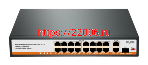 SVB-6016PC v2.0 Коммутатор SVB-6016PC v2.0 Коммутатор