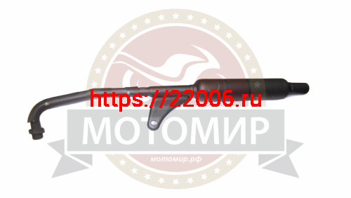 Глушитель VEGA в сборе с коленом Глушитель VEGA в сборе с коленом