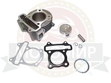 Цилиндр в сборе с поршнем 4-х такт. скутер (80см3 ) Тюнинг 47,00 мм (под шпильки 50 см3)