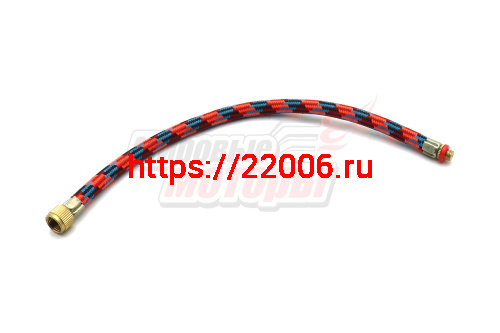 Шланг велонасоса М5 200мм (под золотник вело) Шланг велонасоса М5 200мм (под золотник вело)