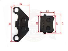 Колодки тормозные дисковые Suzuki AD50, ATV150 НF130CobraCrossFire,Gvalior J202615