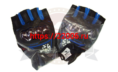 Перчатки SCOYCO (оригинал) МС-44D, цвет синий,  р-р M