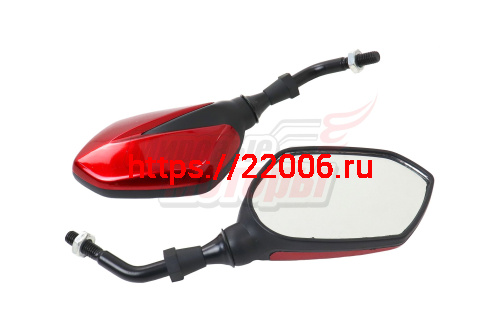 Зеркала (107) пласт. (красные КОБРА) (8 мм) Зеркала (107) пласт. (красные КОБРА) (8 мм)