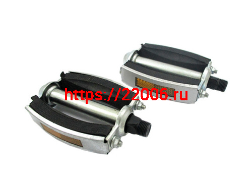 Педаль алюминиевая, овальная, с катафотами (аналог "Минской") Педаль алюминиевая, овальная, с катафотами (аналог "Минской")