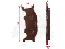 Колодки тормозные дисковые GS125 большие №2546