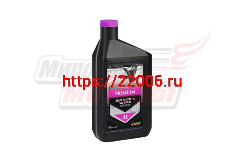 Масло 4T REZOIL PREMIUM (п.синтетич) 5W-30 0.946л(мототехника) (до -40)