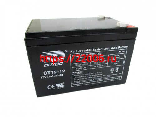 Аккумулятор OUTDO UPS OT10-6 (6v/10hr) MPS-610 (151*90*94) 10 Аккумулятор OUTDO UPS OT10-6 (6v/10hr) MPS-610 (151*90*94) 10