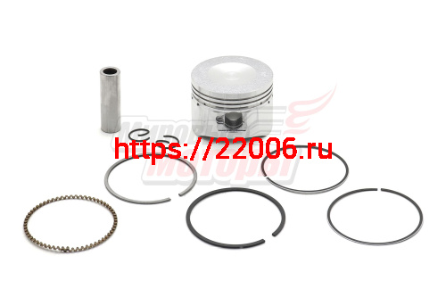 Поршень 52,00 мм 4 такт. Alpha, Delta, Zodiak, ОВ-70 (110 см3) ( + кольца, палец, стопорн. кольца)